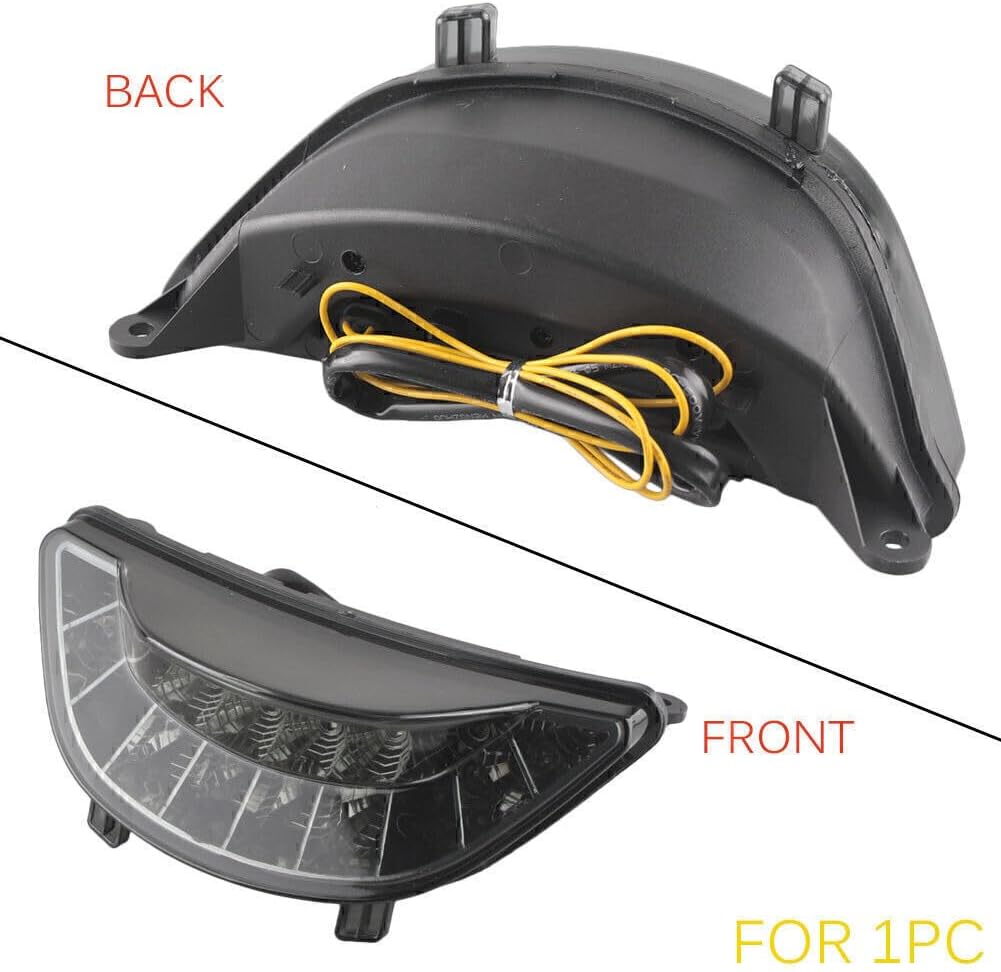 ya 10 9.16 zhengce Smoke Rear Brake Turn Signals LED Stop Tail Light for Yamaha Vmax 1700 2009