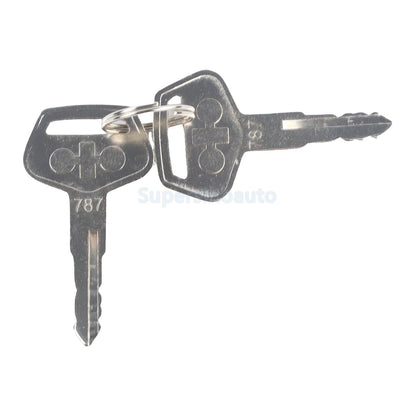 ya 16 10.20 baidi 2PC #787 Ignition Keys for Excavator Dozer Heavy Equipment