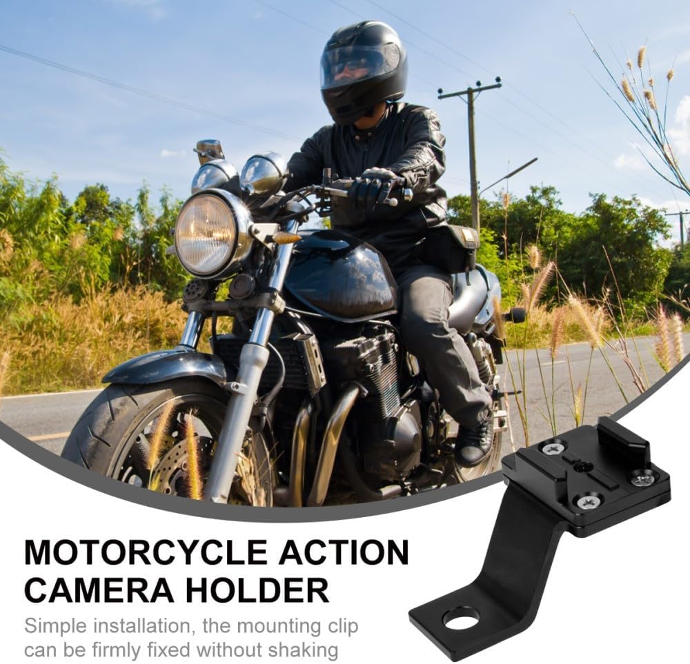 ya 4 8.14 Motorcycle Rearview Mirror Bracket Riding Holder Bike Camera Mount