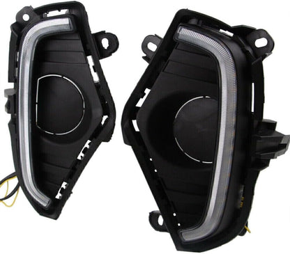 ya 14 9.20 zhengce 2pcs For 2019-2020 for Toyota RAV4 DRL Daytime Running Light Turn Signal La-1