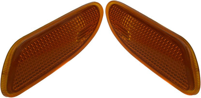 ya 9 10.24 2-pack front left and right marker lights bumper turn signal lights for Mer