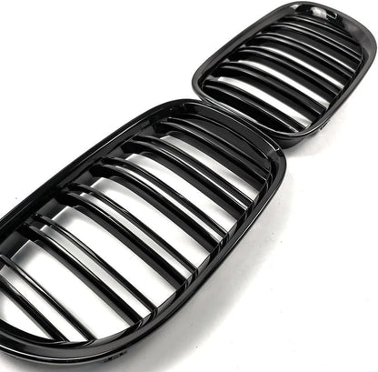 ya 2 8.15 Front Kidney Grill for for BMW 7-Series F01/F02 740i 750li 760li 2008-2015 Dual line