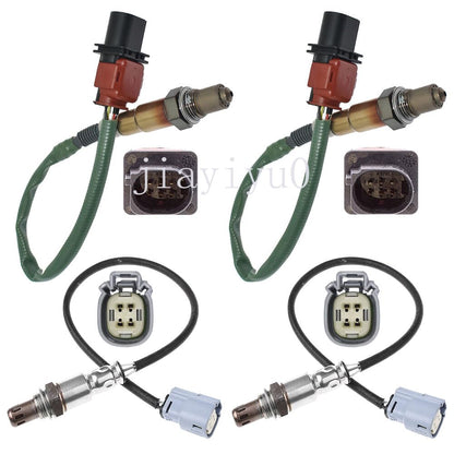 ya 4 8.8 4pcs Oxygen O2 Sensor 1&2 for 2015 2016 2017 2018 for Ford Edge V6 2.7L Upper+Lower