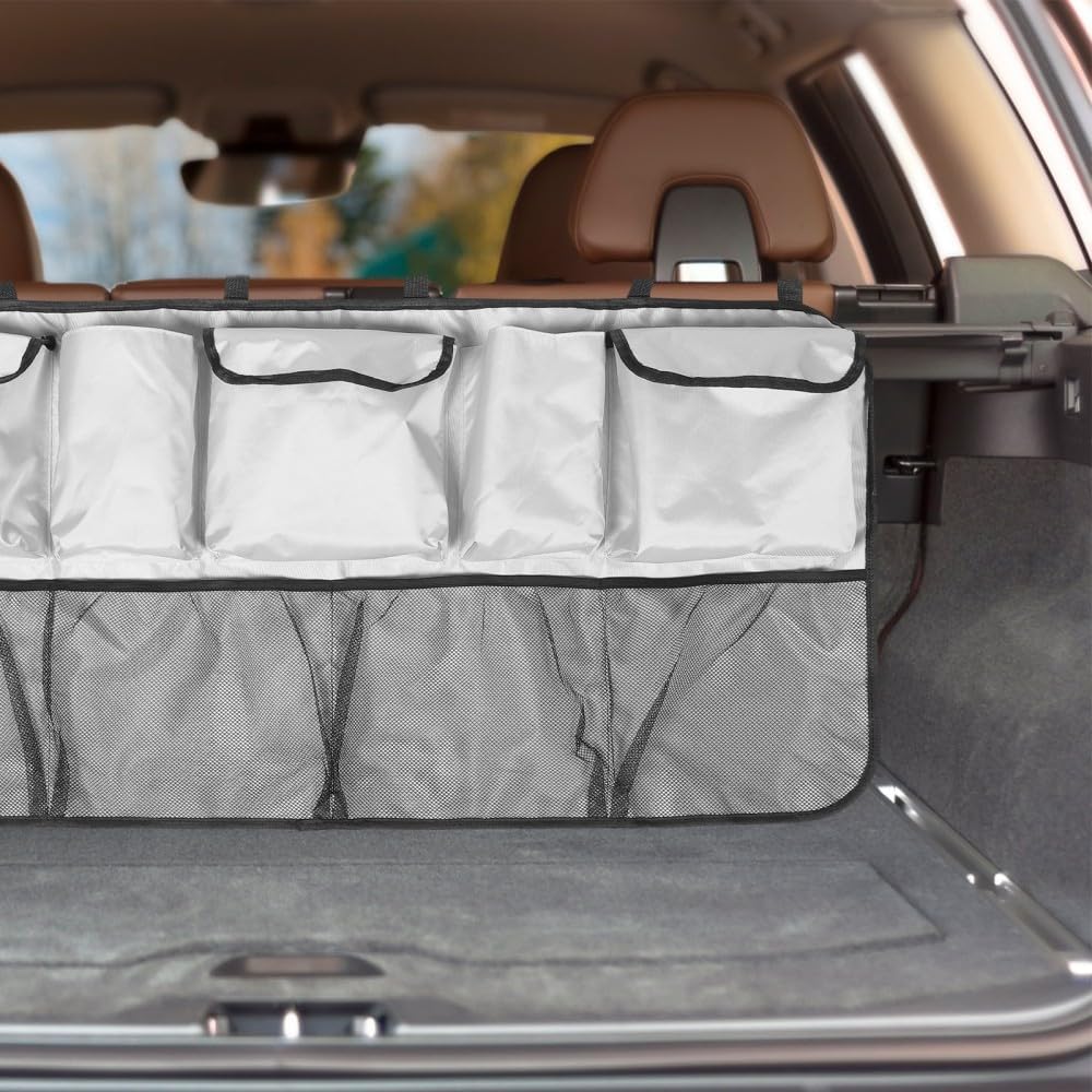 ya 2 8.15 Car Storage Box Hanging Trunk Bag Auto Organizer for SEAT Back Organizers for Women