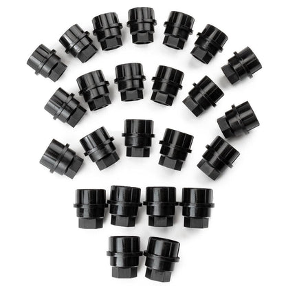 ya 10 9.16 baidi 24pcs Wheel Lug Nut Cover Cap 15646250 for Chevrolet for GMC 1500 2500 Tires Studs