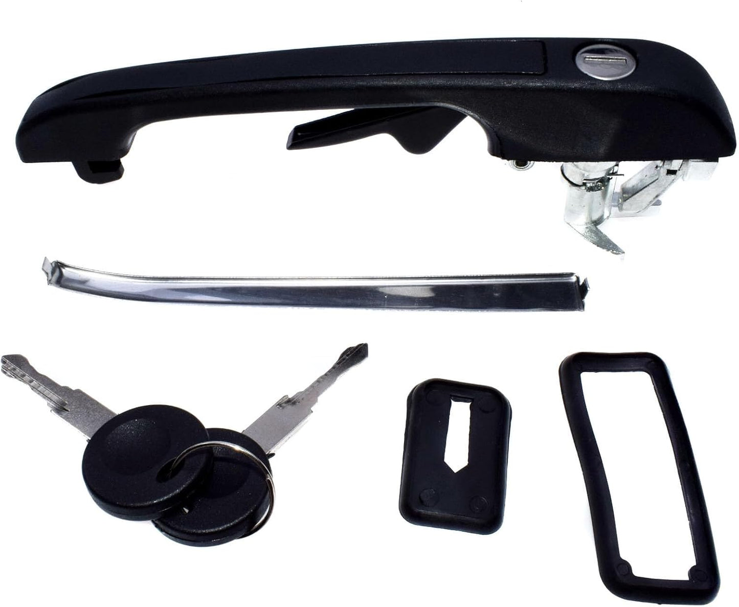 ya 2 8.15 Front Left Club Side Outer Door Handle with Key 191837205A for VW for Golf for Jetta 