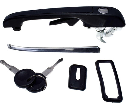 ya 2 8.15 Front Left Club Side Outer Door Handle with Key 191837205A for VW for Golf for Jetta 