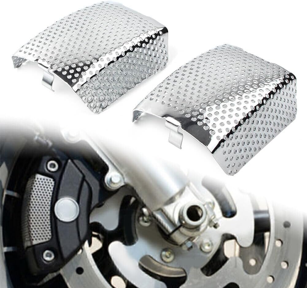 ya 6 8.14 for Harley V-Rod Muscle VRSCF Touring 2008-19 Chrome Front Caliper Inserts Cover