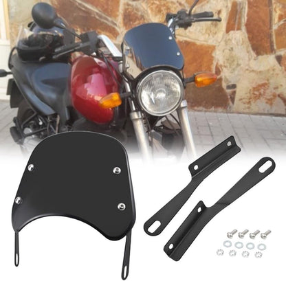 ya 2 8.15 Wind Deflector for Motorcycles Featuring 5 and 7 Inch Headlight Fitment