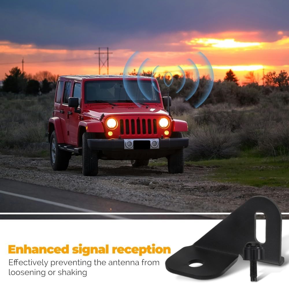 ya 6 8.14 1 Set Antenna Base Mount For Car Quick Install Car Antenna Replacement Parts