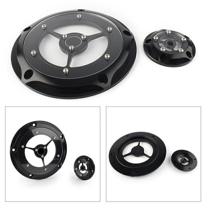 ya 9 10.24 Motorcycle Derby Timing Timer Cover for Harley Road King Electra Glide Soft
