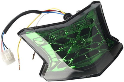 ya 4 8.8.2 Turn Signal Rear Brake Lamp Tail LED Light For for Kawasaki Z900 Z650 650 Green