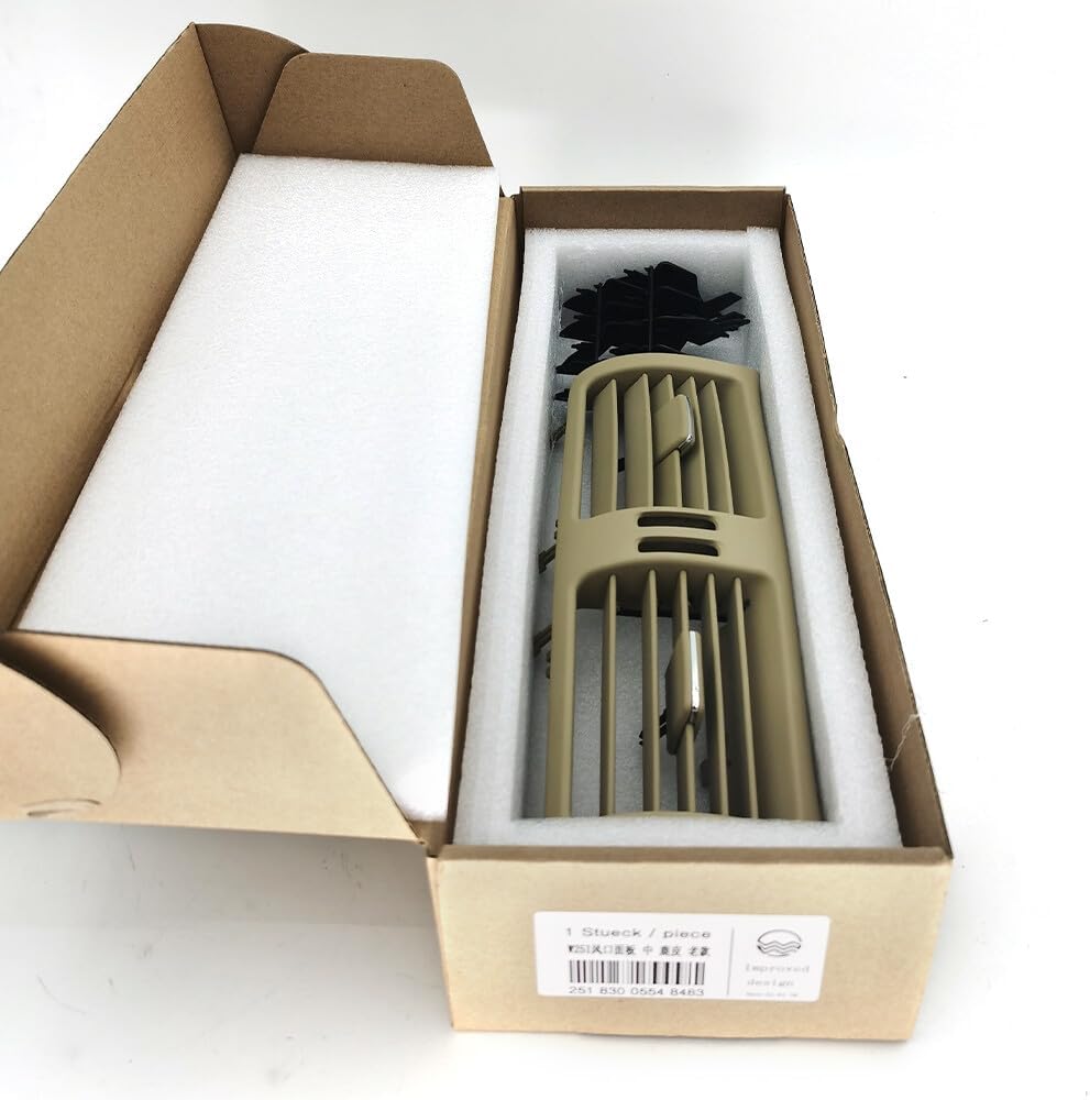ya 10 9.16 baidi New Front Center Dash AC Air Vent Beige A2518300554 for for Benz W251 R350 R500 3.5L