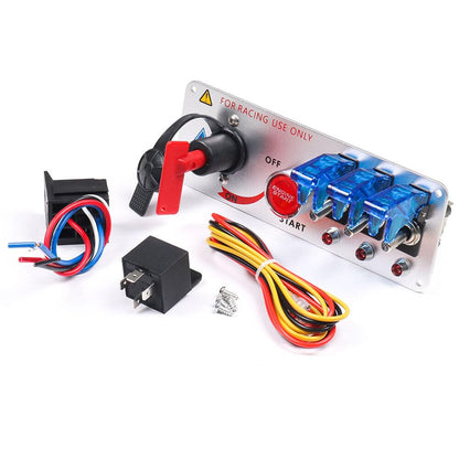 ya 3 8.24 baidi Racing Car 12V Auto Ignition Engine Switches & Controls Start On/Off Push Toggle