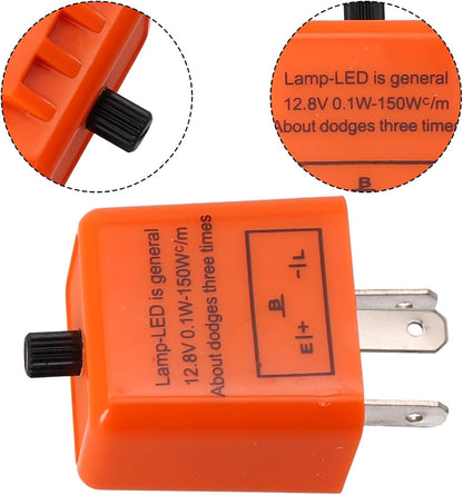 ya 2 8.15 New Flasher Relay Auto Parts 12.8V Dustproof Orange 0.02A To 20A