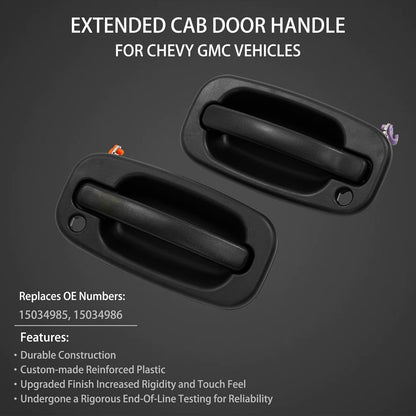 ya 9 10.24 Front Left & Right Exterior Door Handle for Chevy Silverado for GMC for Sierra 1999-2007