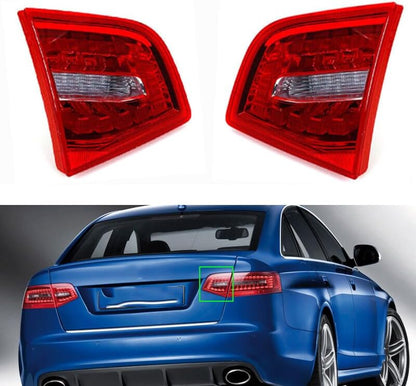 ya 4 8.10 Pair Rear LED Tail Light for Audi A6 C6 S6 Quattro RS6 Saloon Sedan 2009-2011