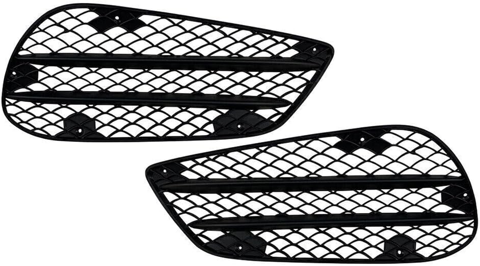 ya 2 8.15 2PCS Front Bumper Grill Fog Lamp Grille for Mercedes-Benz E Class W212 2013-2015