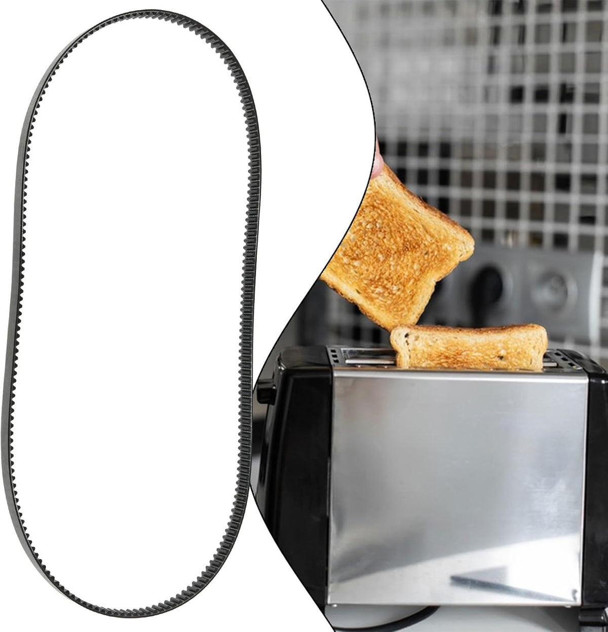 ya 14 9.20 baidi Bread Maker Belt Kitchen Accessories 140-204 Teeth Accessories Replacement-1