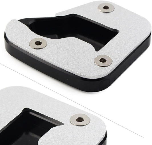 ya 4 8.8.2 for Suzuki Hayabusa 2008-2020 2018 Silver Kickstand Sidestand Enlarge Plate Pad