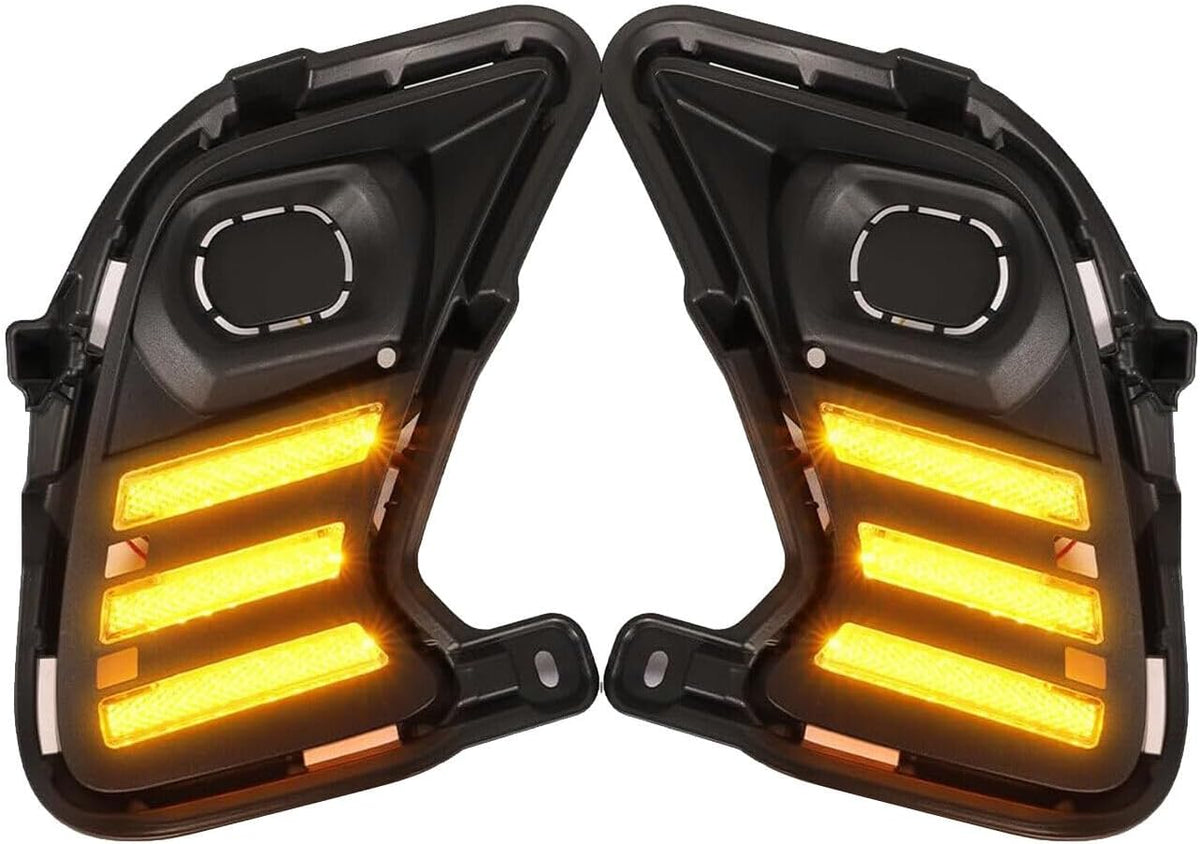 ya 10 9.16 zhengce Front Bumper Fog Light LED Turn Signal for Toyota Grand Highlander 2024-202