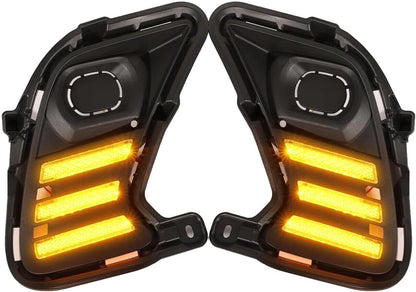 ya 10 9.16 zhengce Front Bumper Fog Light LED Turn Signal for Toyota Grand Highlander 2024-202