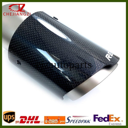 ya 6 8.24 baidi 76/89/101/114MM Out Remus Glossy Carbon Fiber Universal Tailpipe