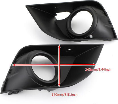 ya 10 9.16 zhengce Front Bumper Fog Light Kit For Outlander Sport ASX RVR 2016-2018 BLK