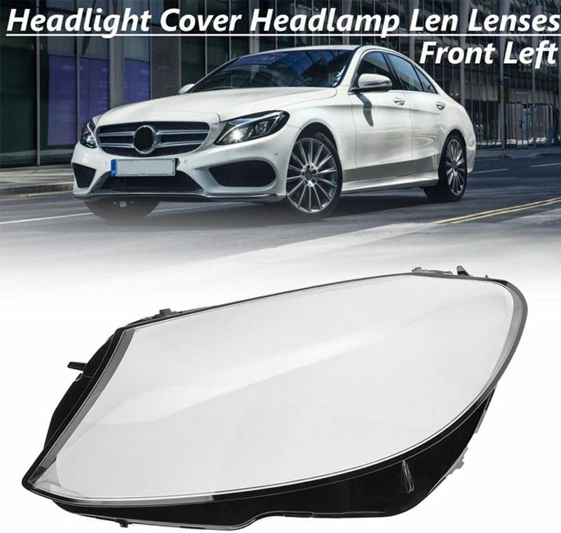 ya 7 8.24 baidi Left Side Headlight Lens Cover Shell for Mercedes-Benz W205 C180 C200 C300 14-17
