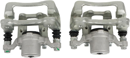 ya 9 10.24 Pair Rear Brake Calipers w/Brackets for 2011-2015 for Hyundai Sonata for Kia Optima