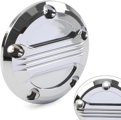 ya 4 8.14 Timing Point Cover 5Holes Fit for Harley Twin Cam 99-17 Touring Electra Glide Chrome