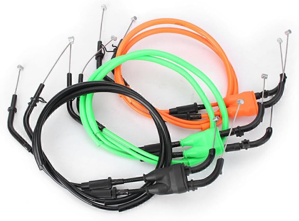 ya 5 8.24 baidi 2x Motorcycle Throttle Cable Accelerator Wire Fit for Kawasaki ZX10R 2011-15