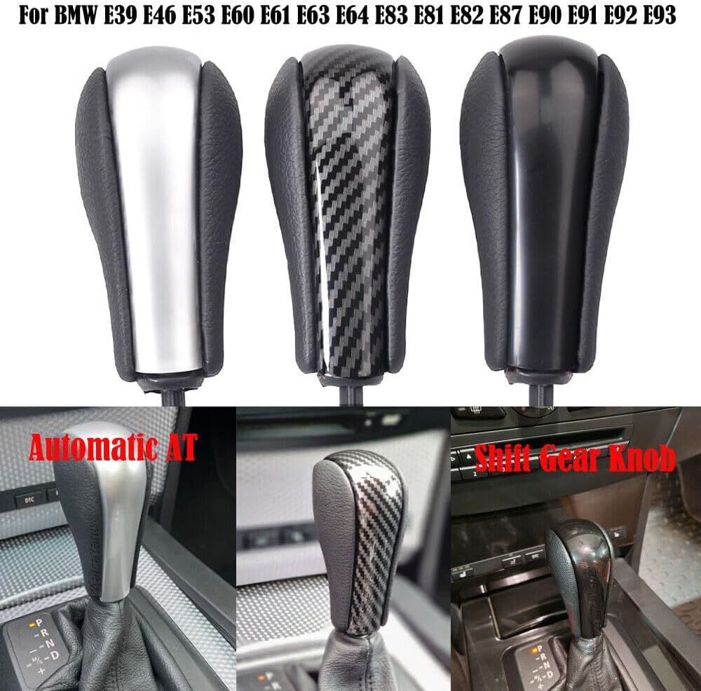 ya 4 8.24 baidi Gear Shift Knob Shifter for BMW E81 E82 E87 E90 E91 E92 E93 E38 E39 E46 E53 E60