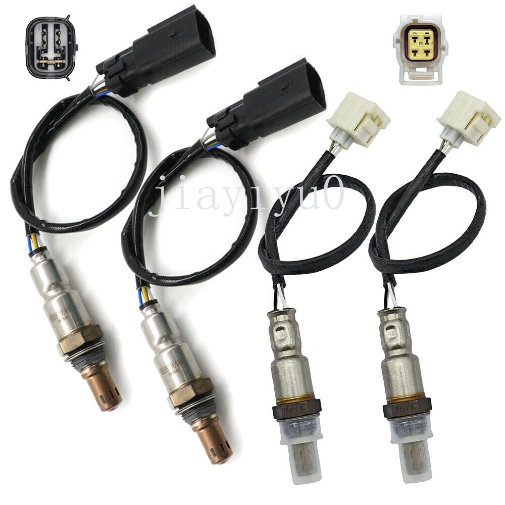 ya 4 8.8 4X Oxygen O2 Sensor 1&2 for 2016-2019 2020 for Dodge for Challenger V8 6.2L Upper+Lower