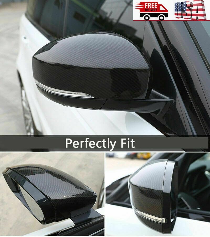 ya 11 9.14 baidiBlack carbon fiber for LR Discovery 4/5 LR4 LR5 L462 rearview mirror cover