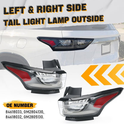 ya 10 9.16 zhengce For 2018-2021 for Chevrolet Traverse Tail Light Rear Stop Lamp Driver+Passe