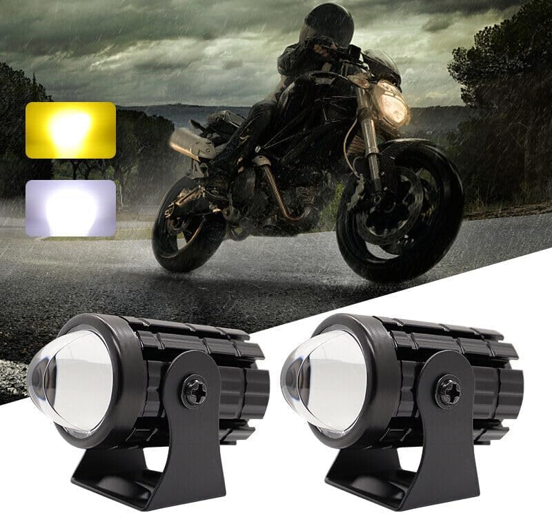 ya 13 9.15 baidi 1/2xLED Work Light Bar Spot Pod Off Road Driving Auxiliary Fog Lamp Yellow White