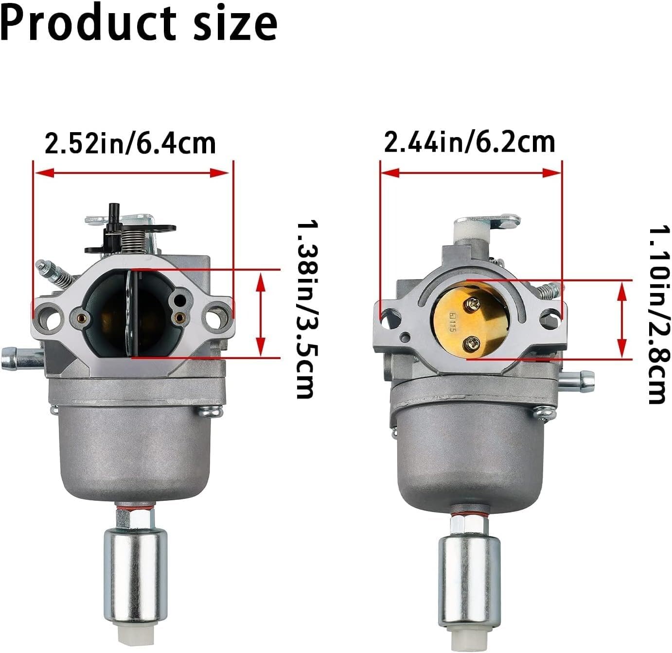ya 2 8.15 Carburetor for Briggs&Stratton 791858 794572 698620 Lawn Tractor Mower Carb 14hp