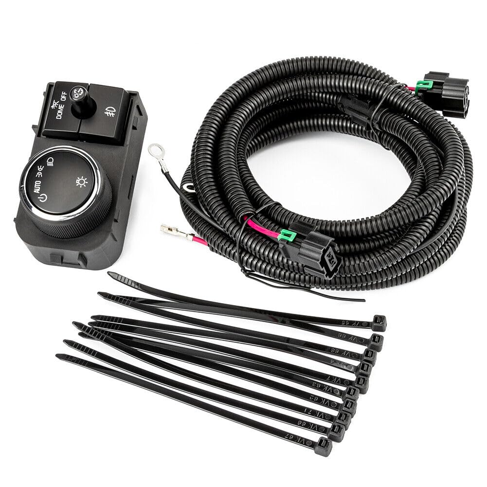 ya 4 8.8 Fog Light Wiring Harness and Switch for Chevrolet Silverado 07-13 GMC Sierra 25858705