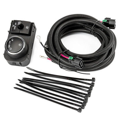 ya 4 8.8 Fog Light Wiring Harness and Switch for Chevrolet Silverado 07-13 GMC Sierra 25858705