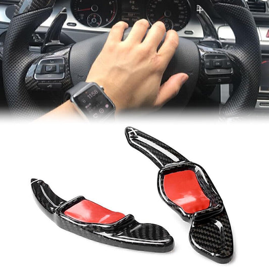 ya 4 8.8.2 Carbon Steering Wheel Shift Paddle Shifter Extension for VW MK5/MK6/GTI/R32/R36