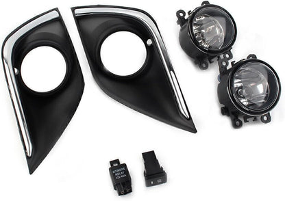 ya 4 8.8 Fog Light Headlight Protector Grille Guard Switch Kit for Outlander 2016-2019 2018 
