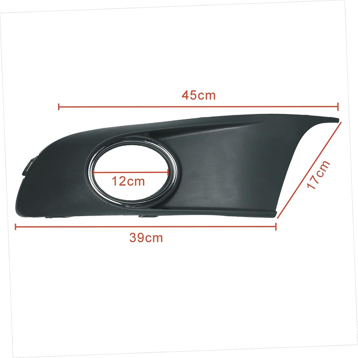 ya 4 8.10 for VW TOURAN/CADDY 2010-2014 FRONT BUMPER FOG LIGHT GRILLES COVERS & FOG LIGHTS