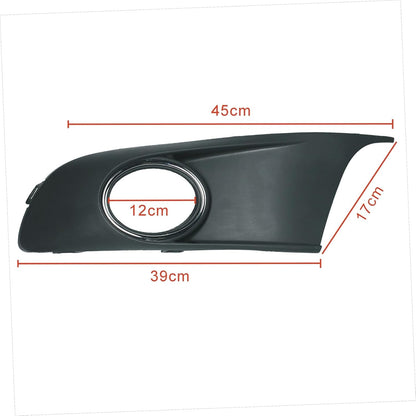 ya 10 9.16 zhengce for VW TOURAN/CADDY 2010-2014 FRONT BUMPER FOG LIGHT GRILLES COVERS & FOG L