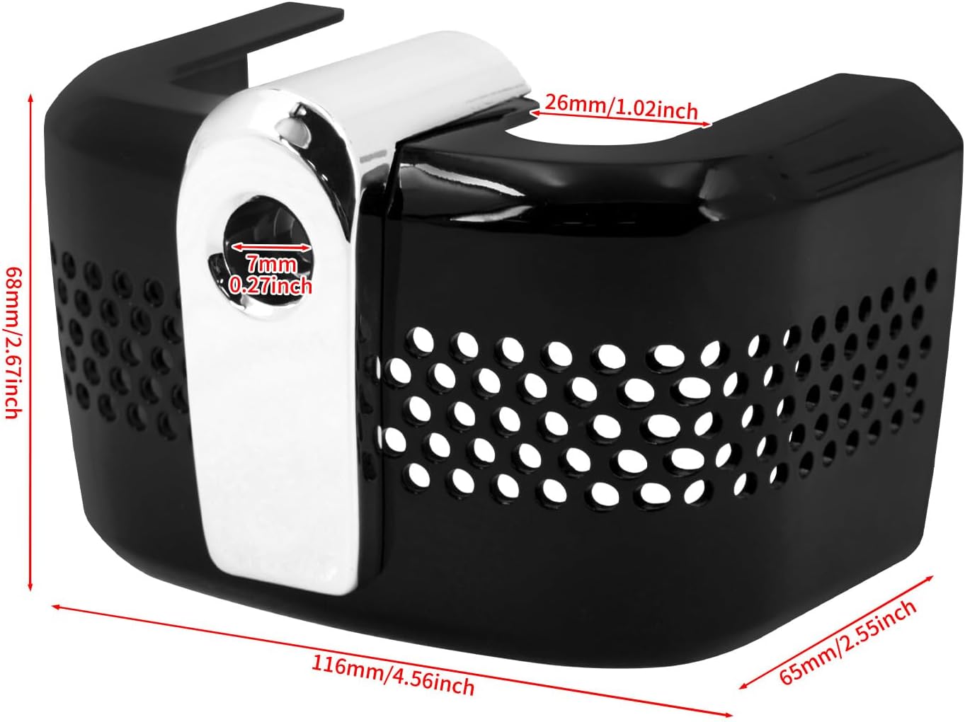ya 5 8.24 baidi Black ABS Ignition Coil Cover for Harley Softail Breakout Street Fat Bob 18-2024