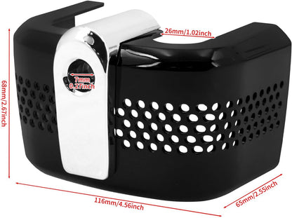 ya 5 8.24 baidi Black ABS Ignition Coil Cover for Harley Softail Breakout Street Fat Bob 18-2024