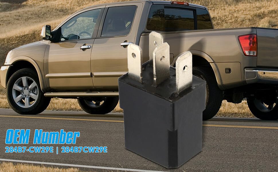 ya 4 8.8 1X for Nissan Recall Titan Armada Xterra Frontier ECM Relay 05-09 284B7-CW29E AU