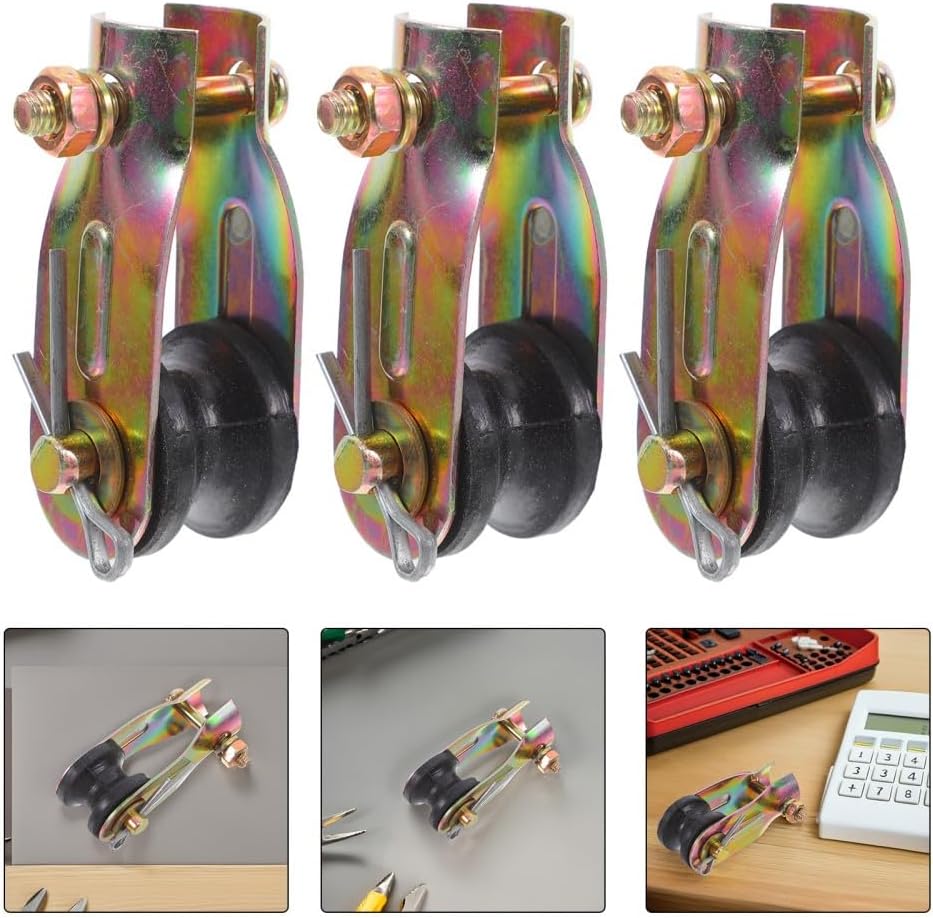 ya 4 8.14 4 Pcs Ceiling Fan Pulley Roller Wheel Pulleys Accessories Spare Parts
