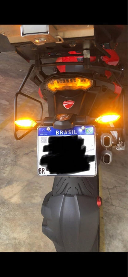 ya 13 9.15 baidi for Ducati MONSTER 659 696 796 797 821 1100 1200 LED Turn Signal Light Indicator