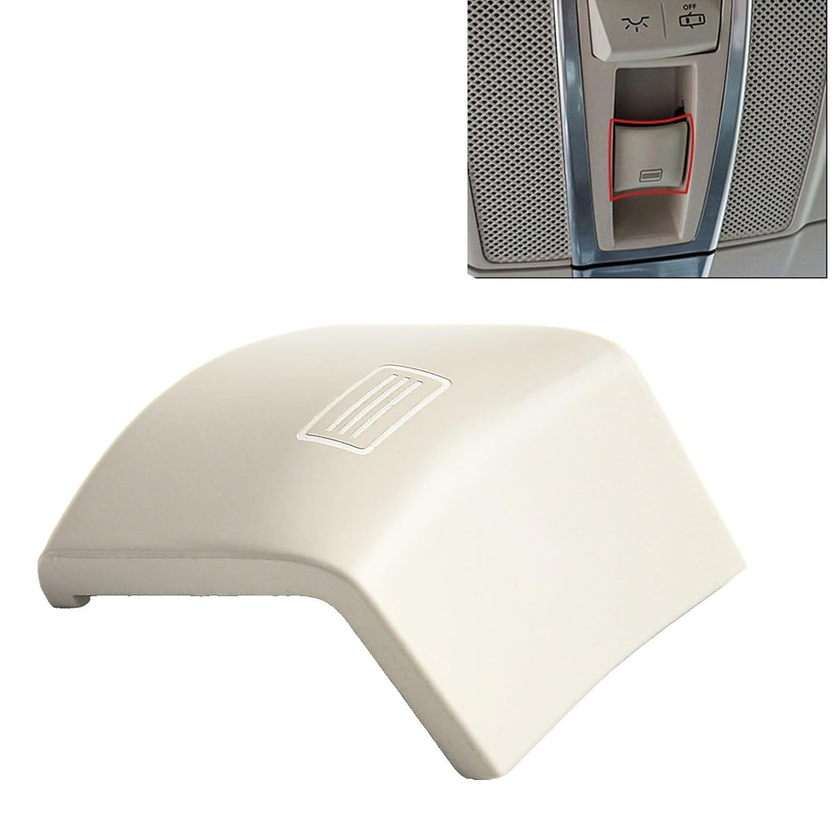 ya 23 10.7 baidi Upgrade Your for Mercedes for ML for GL with Light Gray Switch Button Cover